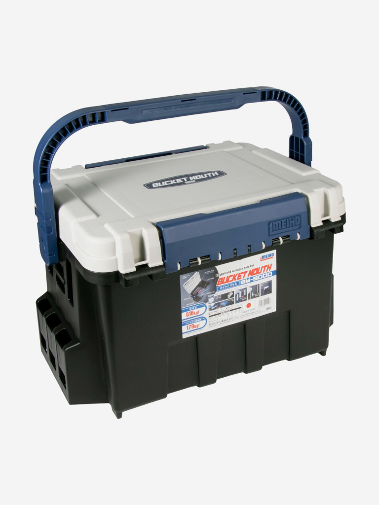 Ящик рыболовный Meiho BUCKET MOUTH BM-9000 черный 540x340x350