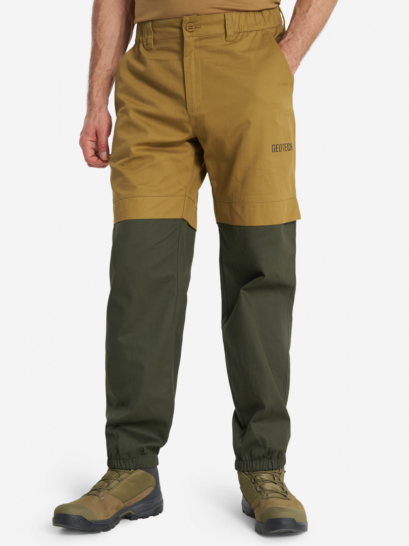 фото Брюки мужские geotech, коричневый