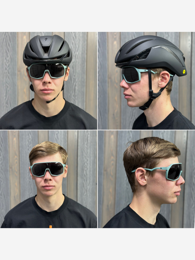 Очки Rudy Project THUNDER Green Sage Matte - Smoke Black,