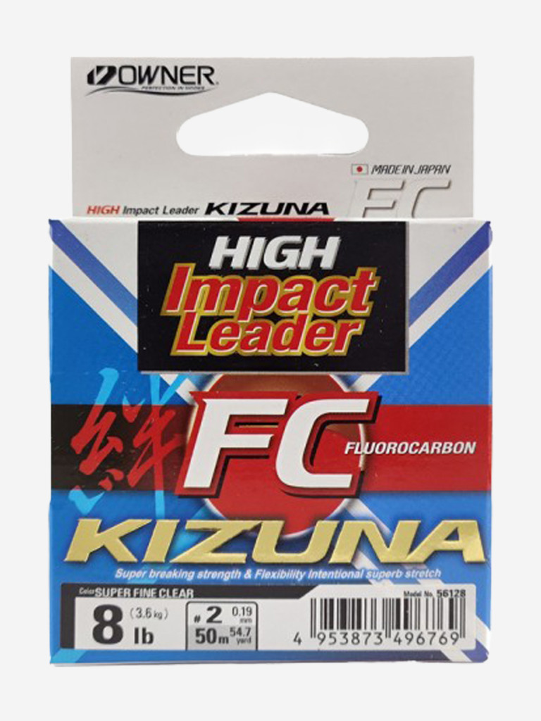Леска Kizuna FC super clear OWNER 50м 0.19мм 3.63кг