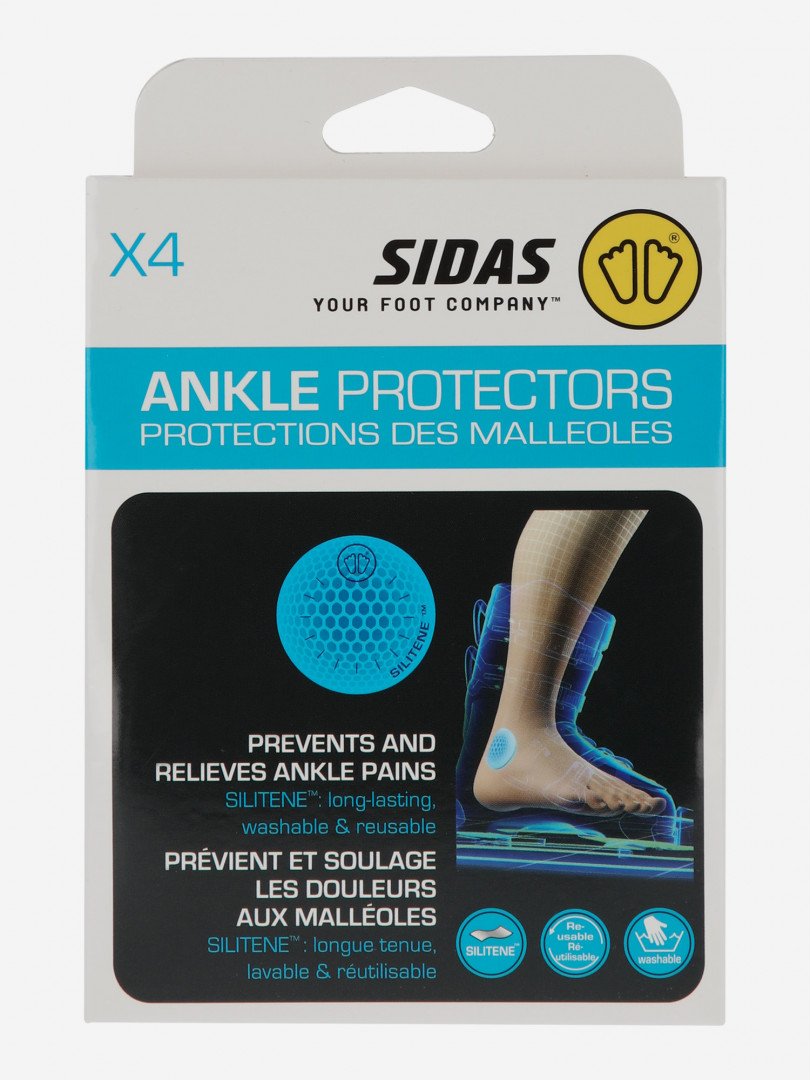 фото Защита косточек sidas ankle protector, голубой