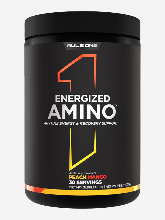Аминокислоты Rule 1 Energized Amino, 270 г, Персик-манго
