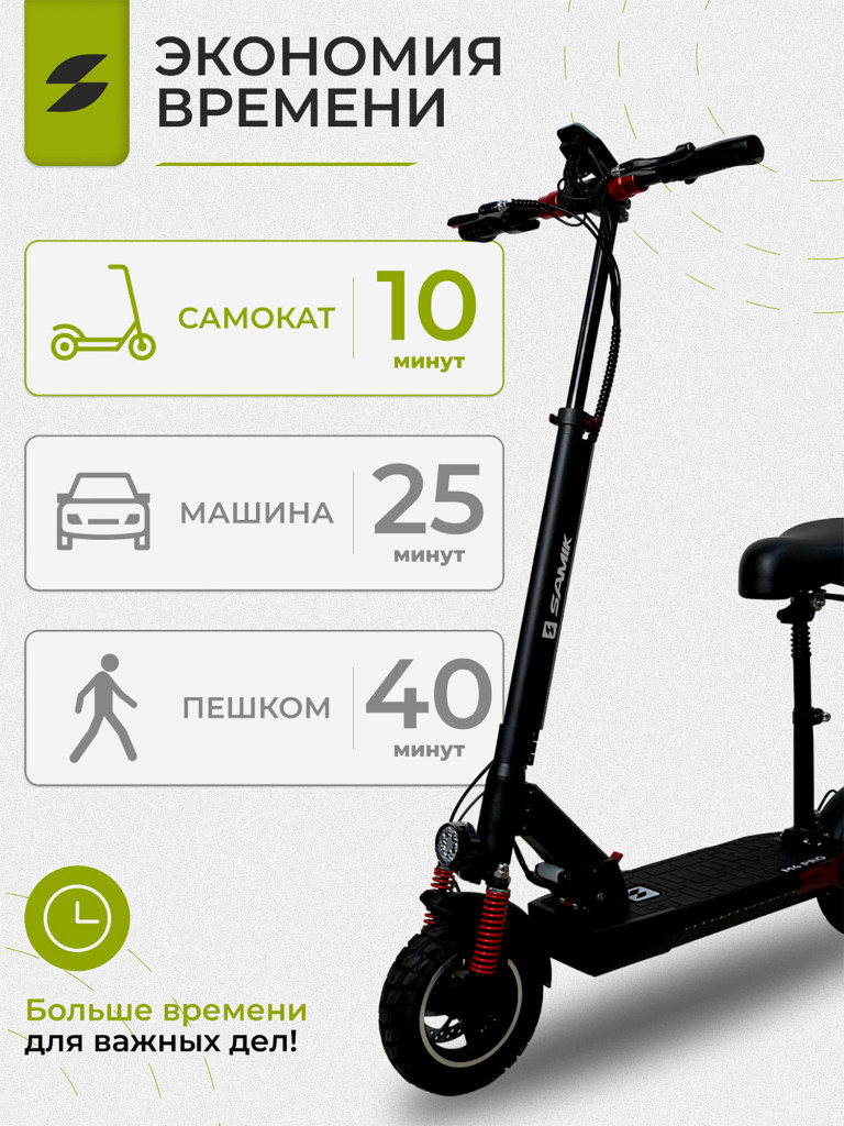 Электросамокат SAMIK M4 PRO