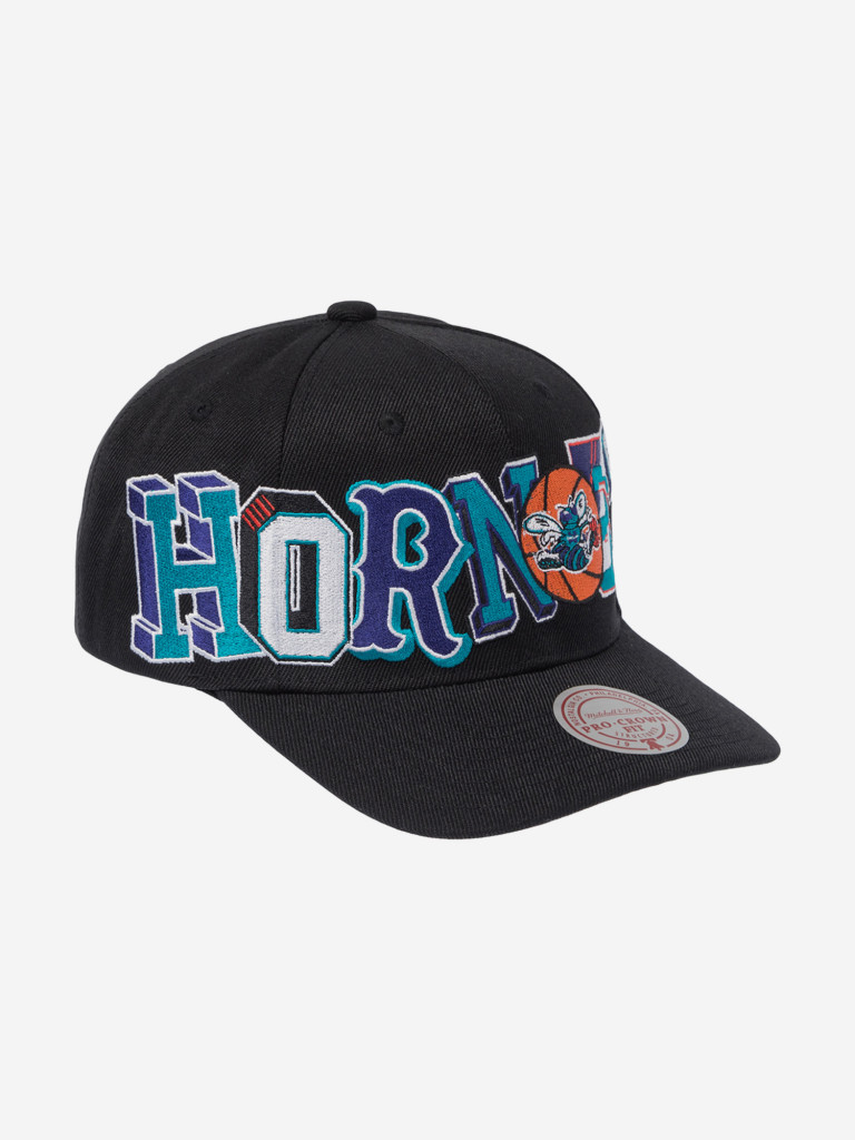 Бейсболка MITCHELL NESS HP10413-CHOBLCK Charlotte Hornets NBA (черный)