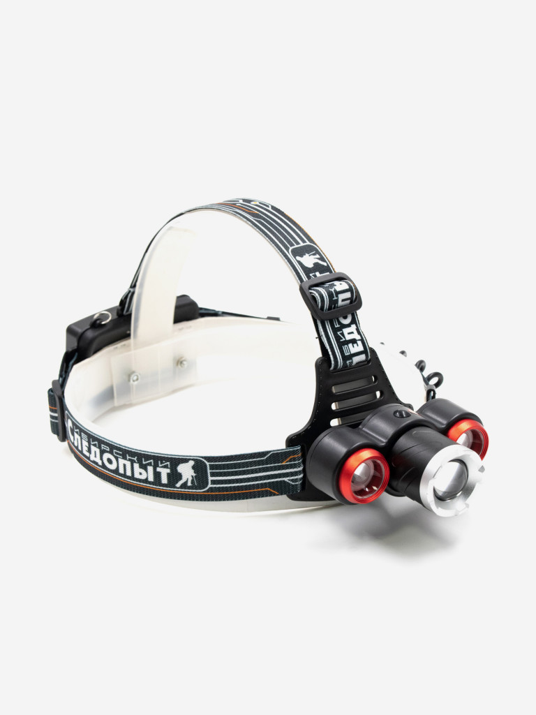 Фонарь налобный Сибирский Следопыт-Смит, 3L, zoom, аккумулятор, 220B, 12B.