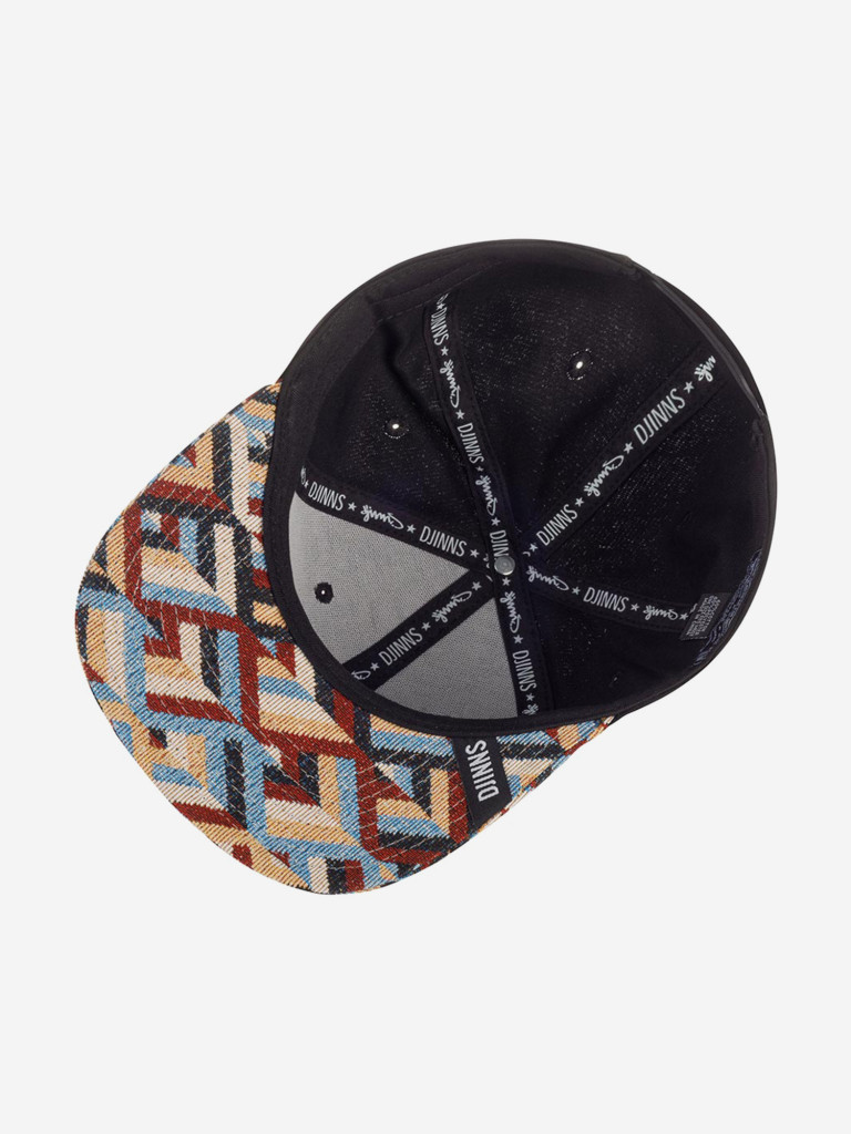 Бейсболка с прямым козырьком DJINNS 6P SB CP TriTri Rev.