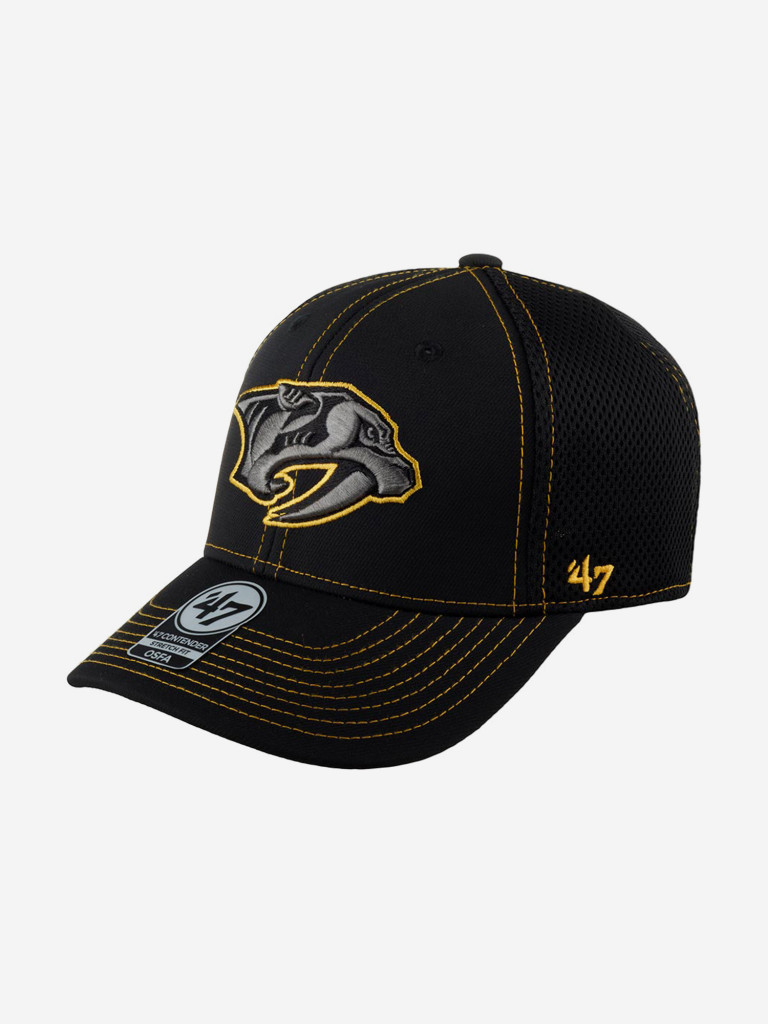 Бейсболка с сеточкой 47 BRAND H-SRNOT30DRE-BK Nashville Predators NHL (черный)