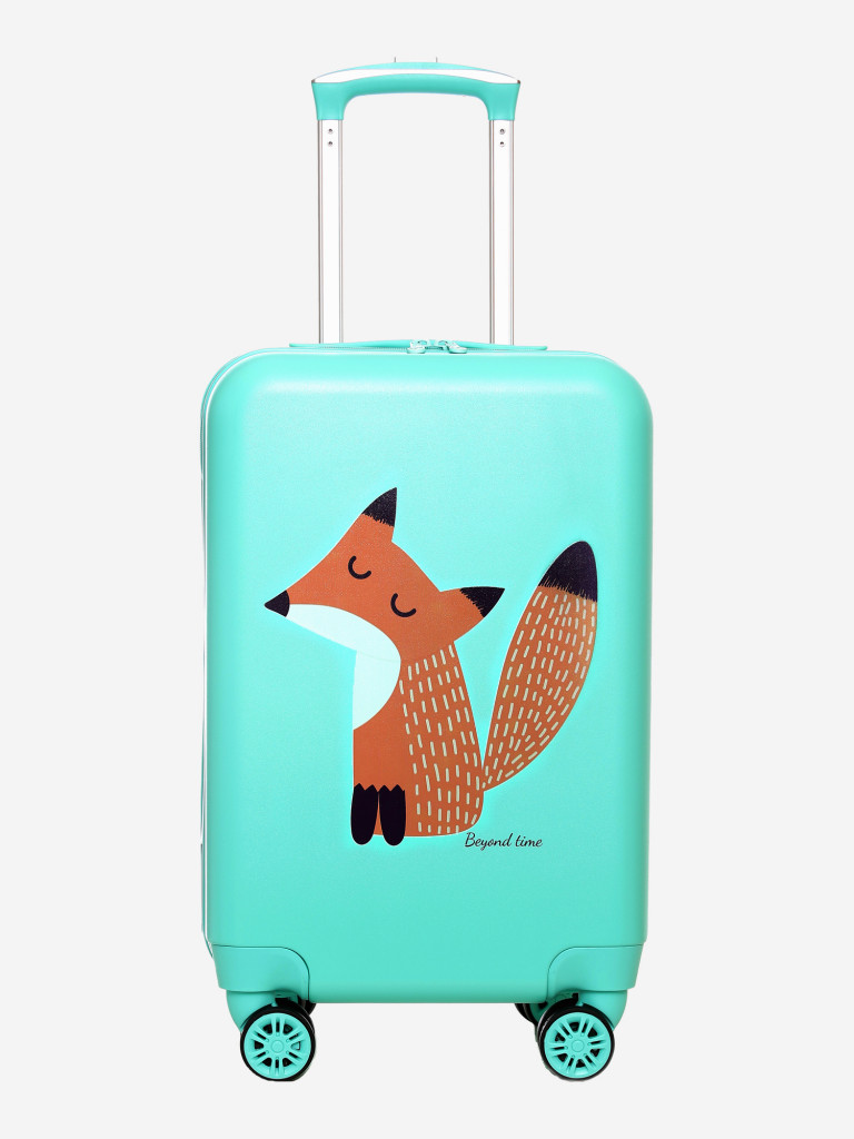 Чемодан детский BEYOND TIME G235 Лиса зеленый