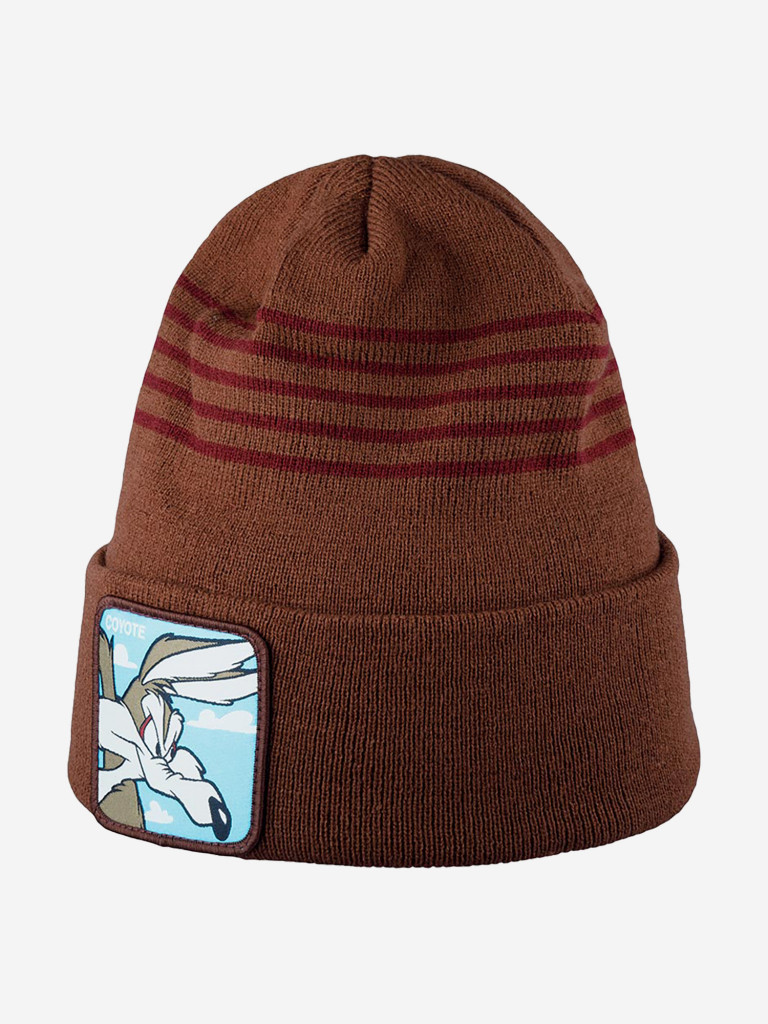 Шапка с отворотом CAPSLAB CL/LOO5/1/BON/COY3 Looney Tunes Wile E. Coyote (коричневый)