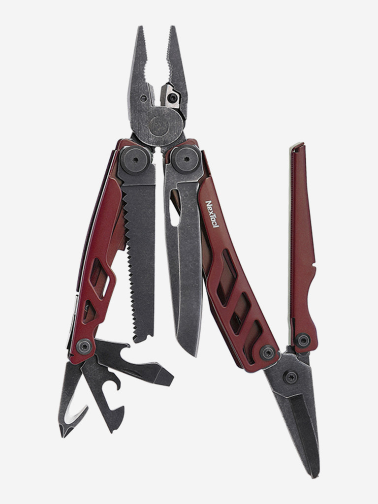 Мультитул Nextool Flagship Pro, 16 функций, красный
