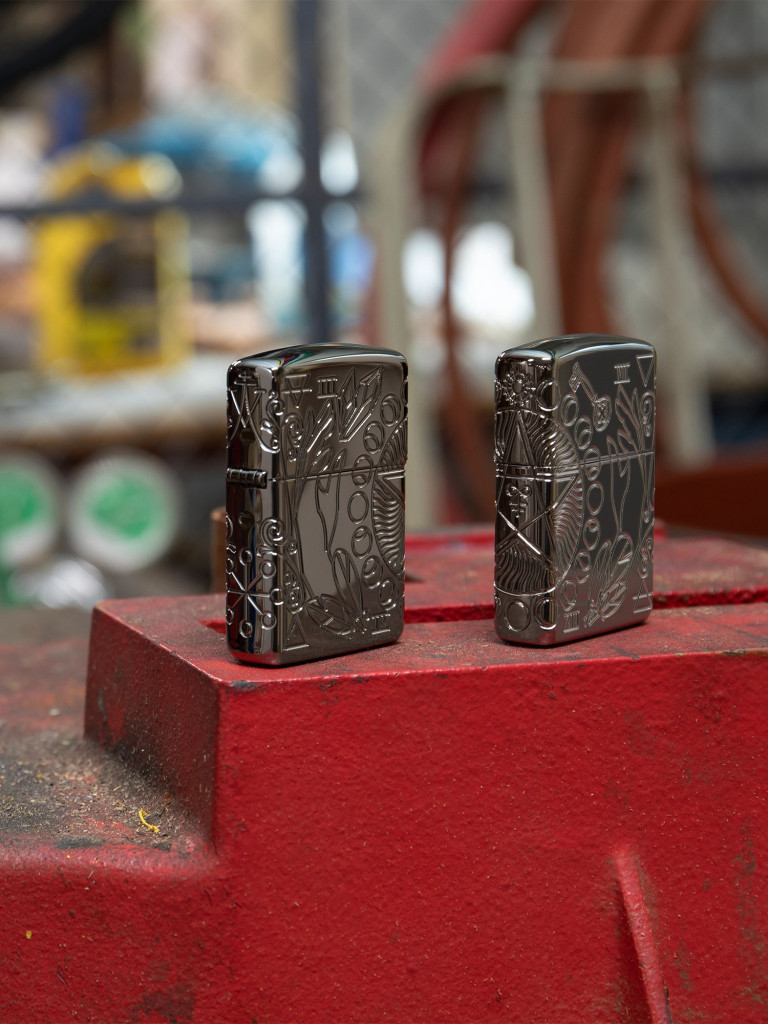 Зажигалка бензиновая ZIPPO 49689 Armor Wicca