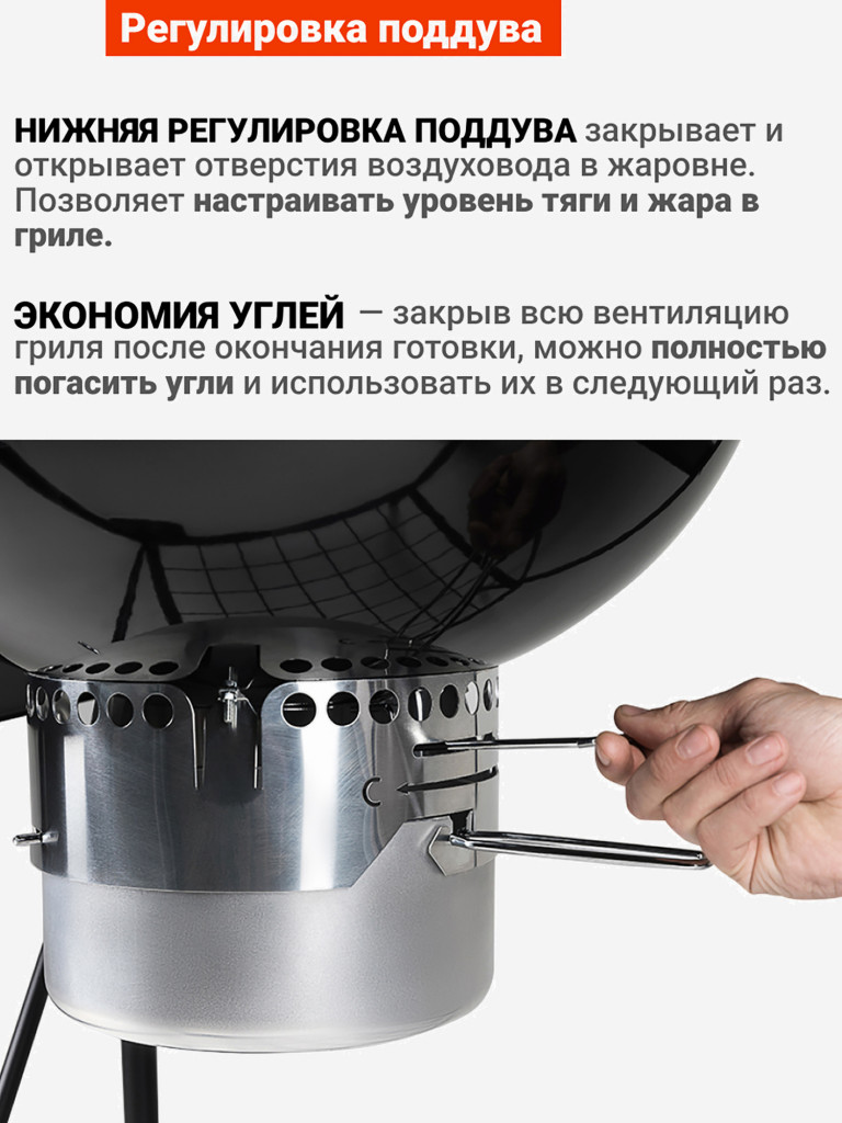 Угольный гриль барбекю Go Garden Premium 56 Pro LUX