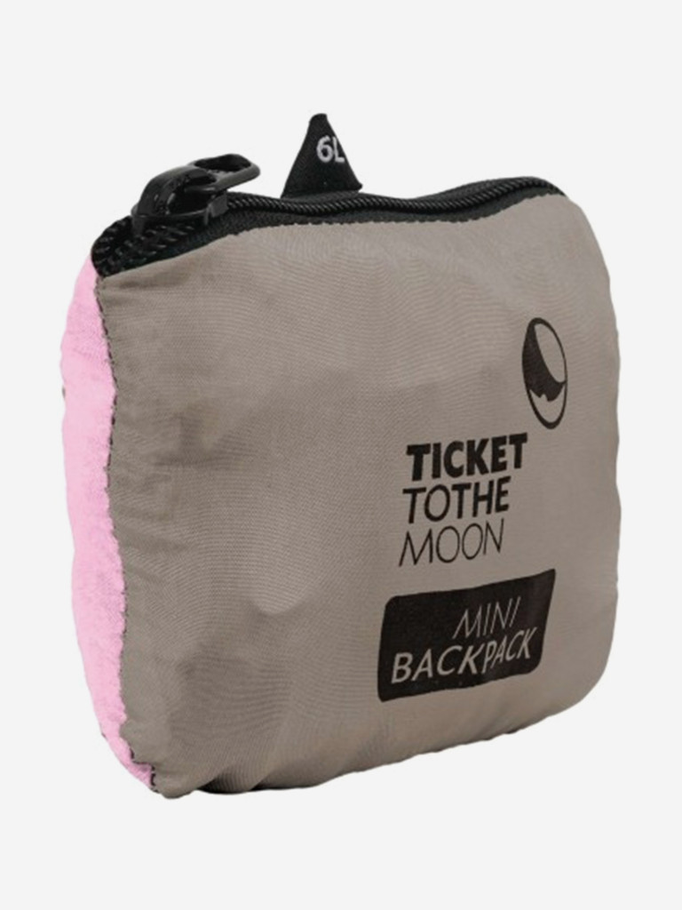 Рюкзак TICKET TO THE MOON backpack XS 6L, Dark Beige/Baby pink