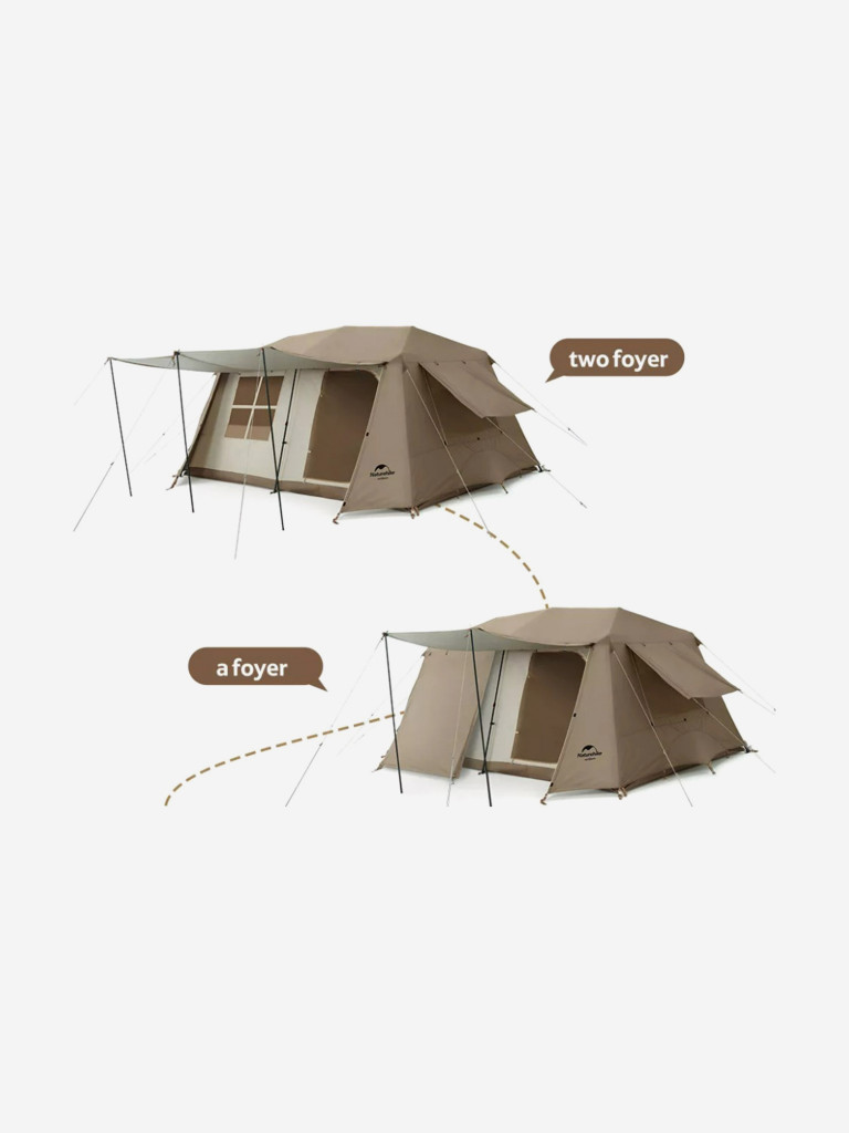 Палатка Naturehike Village 13 автоматическая 5-8-местная