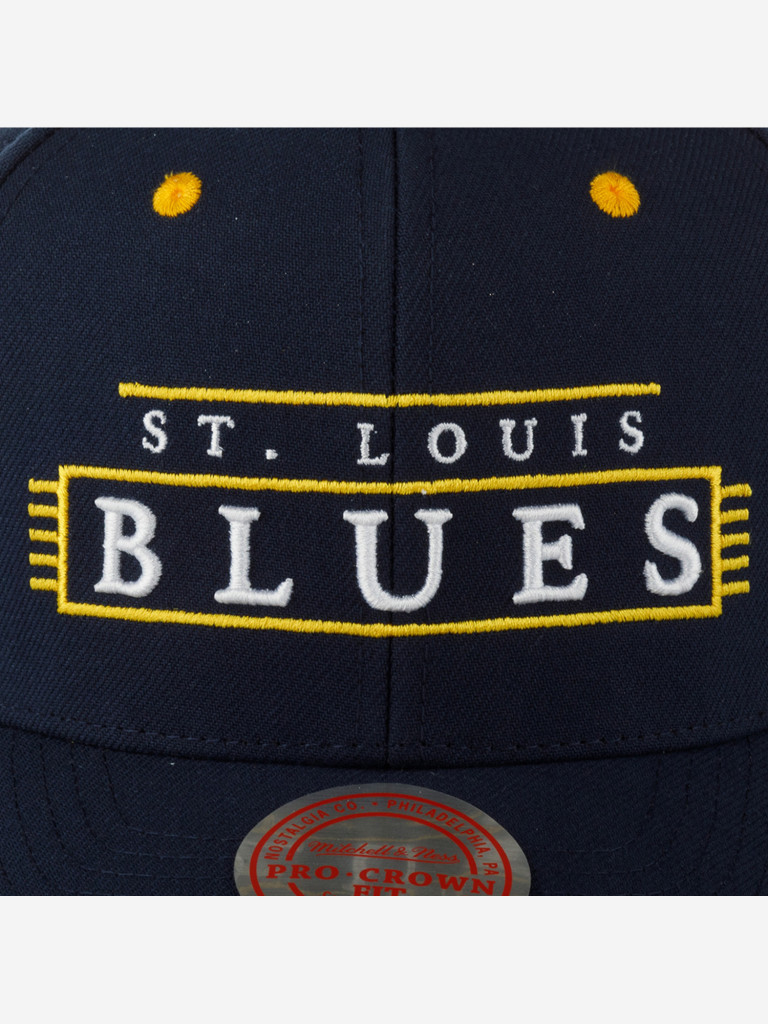 Бейсболка MITCHELL NESS HHSS5372-SLUYYPPPBLUE St Louis Blues NHL