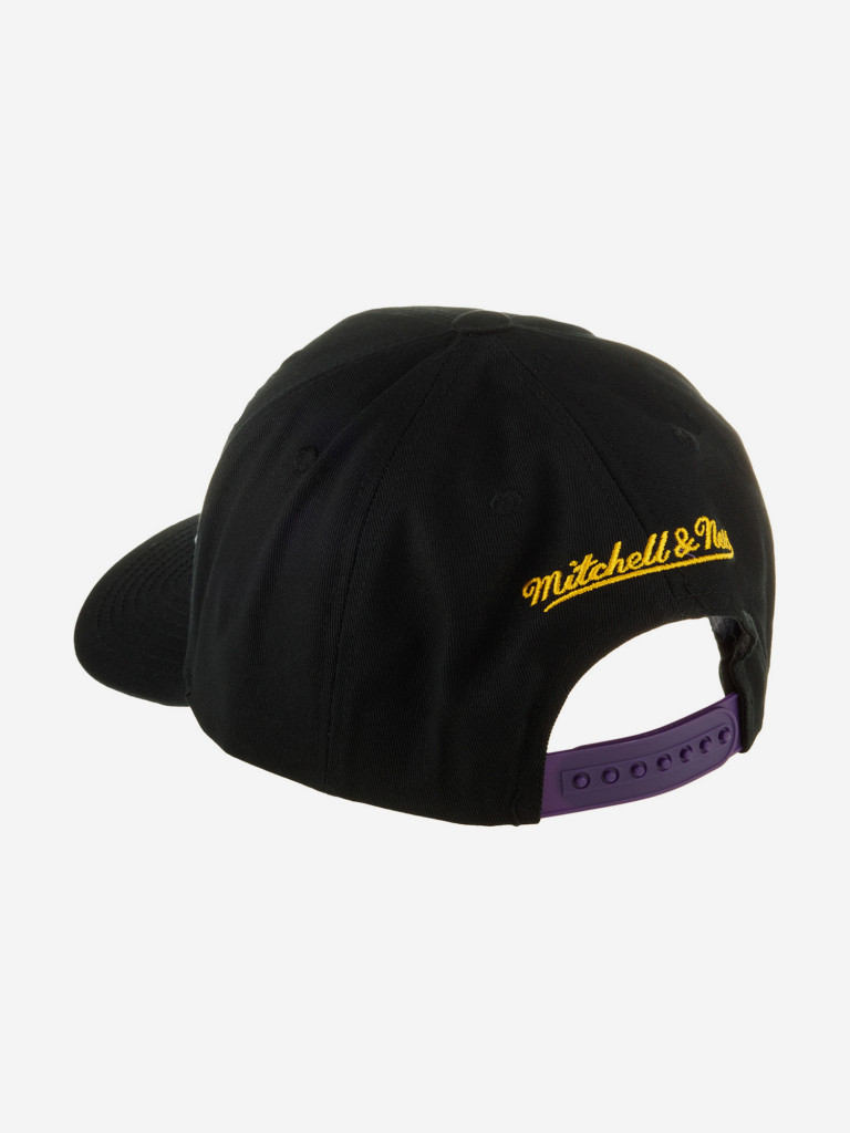 Бейсболка MITCHELL NESS HHSS6572-LALYYPPPBLCK Los Angeles Lakers NBA (черный)