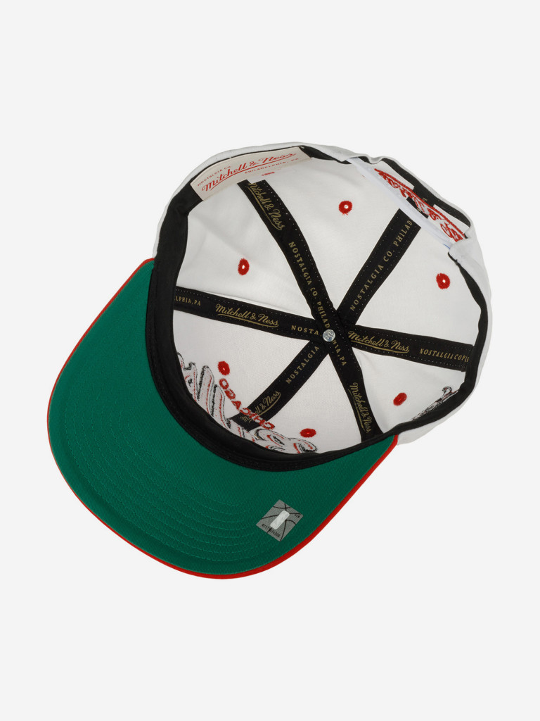 Бейсболка MITCHELL NESS HHSS7289-CBUYYPPPWHIT Chicago Bulls NBA (красный)