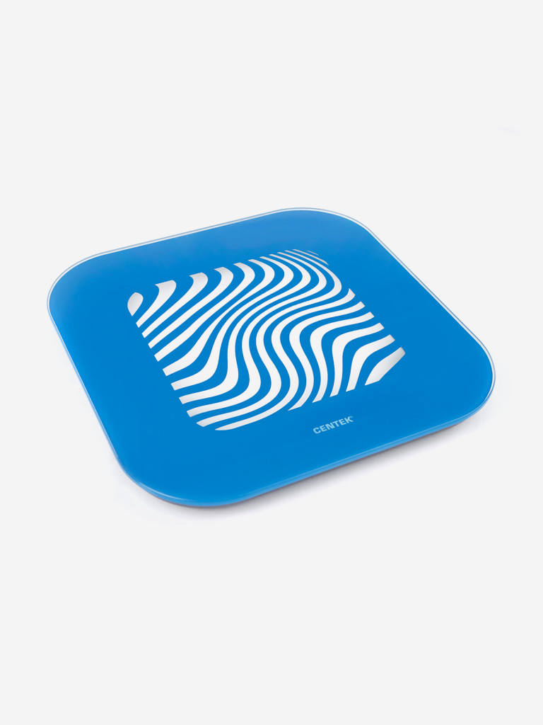 Весы напольные Centek CT-2440 LED WAVE электронные шаг 0,1кг/фунт, LCD 65x28, размер 28х28см