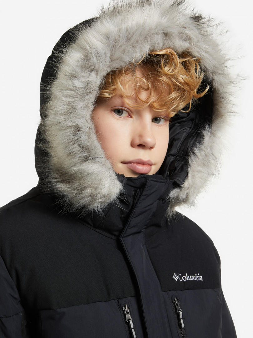 Куртка утепленная для мальчиков Columbia Marquam Peak Fusion Parka 30969470299 Черный, размер 125, 135,137, 147,160, 170, фото 5