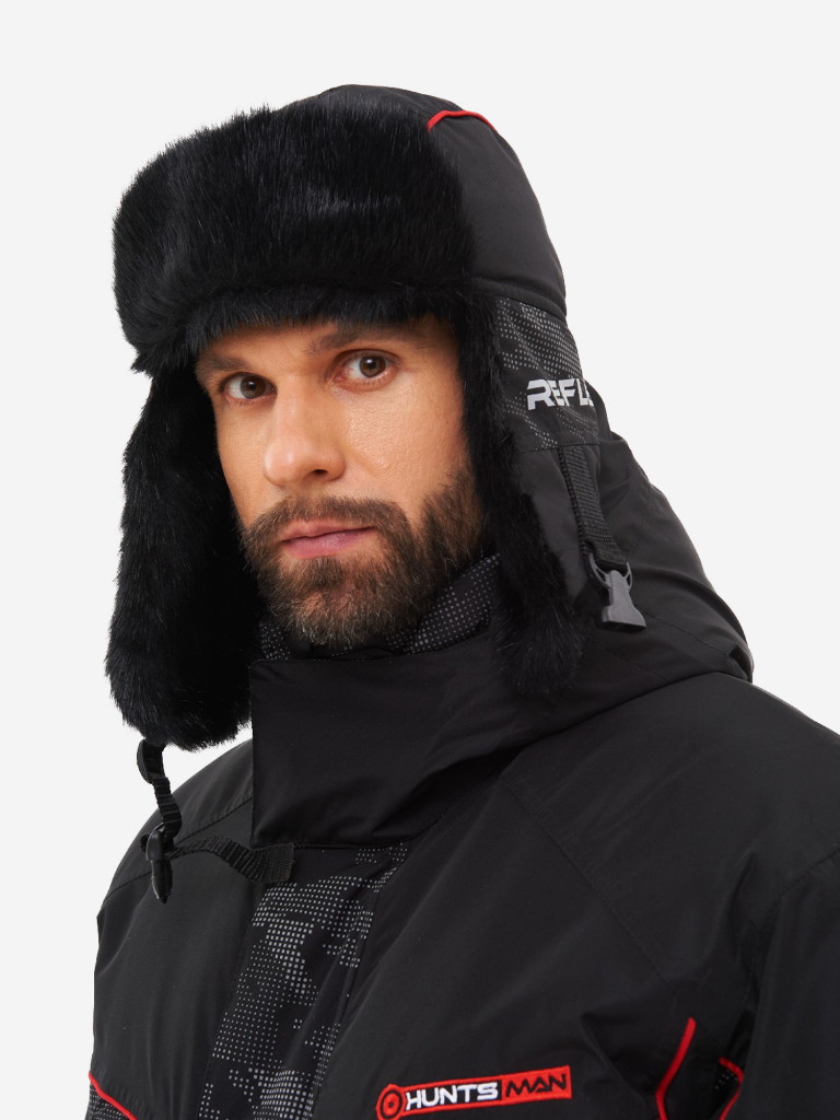Шапка-ушанка зимняя мужская Huntsman Reflect Reflex Membrane