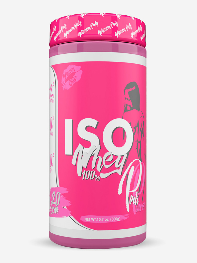 Сывороточный изолят PinkPower Iso Whey 100%, 300 г, Вафли в шоколаде, для похудения