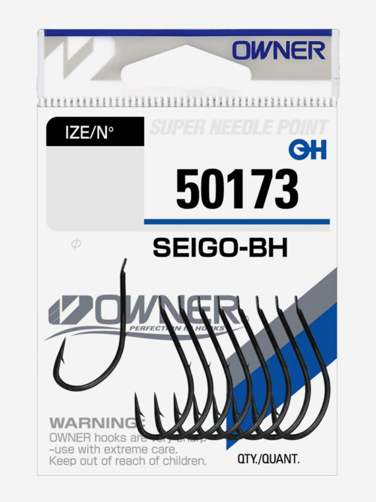 Крючок OWNER Seigo-BH black №10 14шт