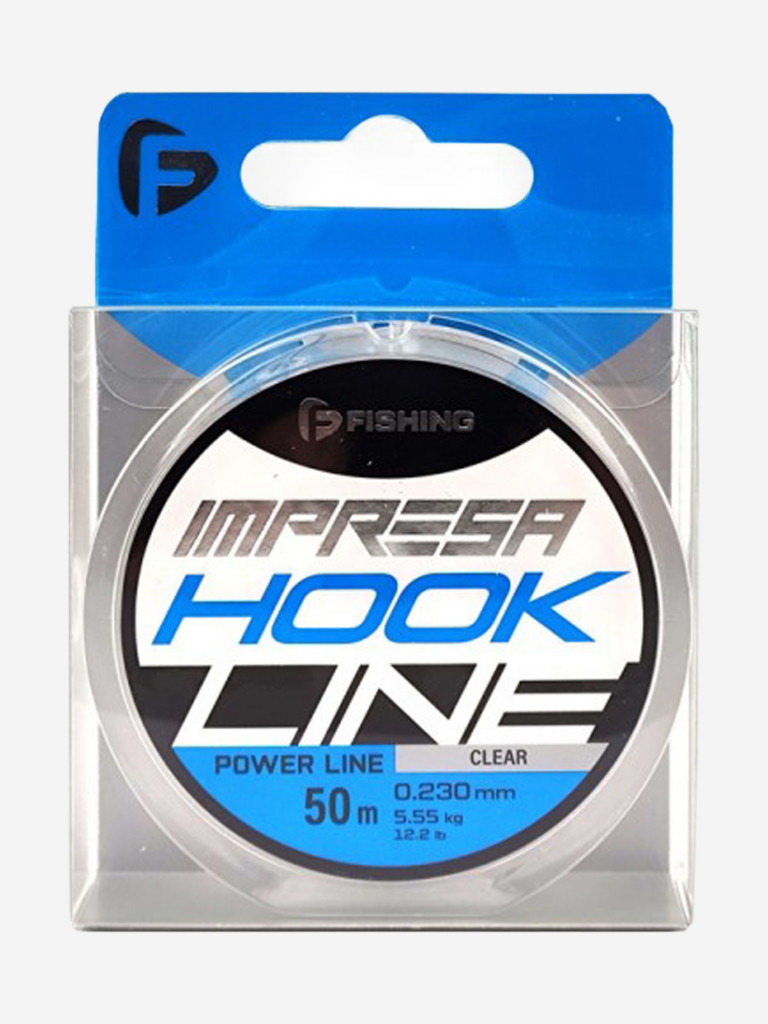 Леска Impresa Hook Line Clear F-FISHING 50м 0,230мм 5,55кг/12,2lb