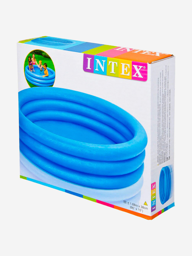 Бассейн Intex 58446NP детский надувной "Кристалл" 168х38см 581л