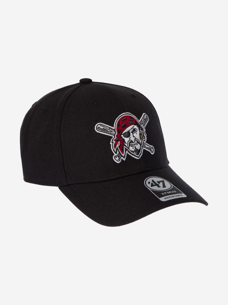 Бейсболка 47 BRAND B-MVP20WBV-BKB Pittsburgh Pirates MLB (черный)