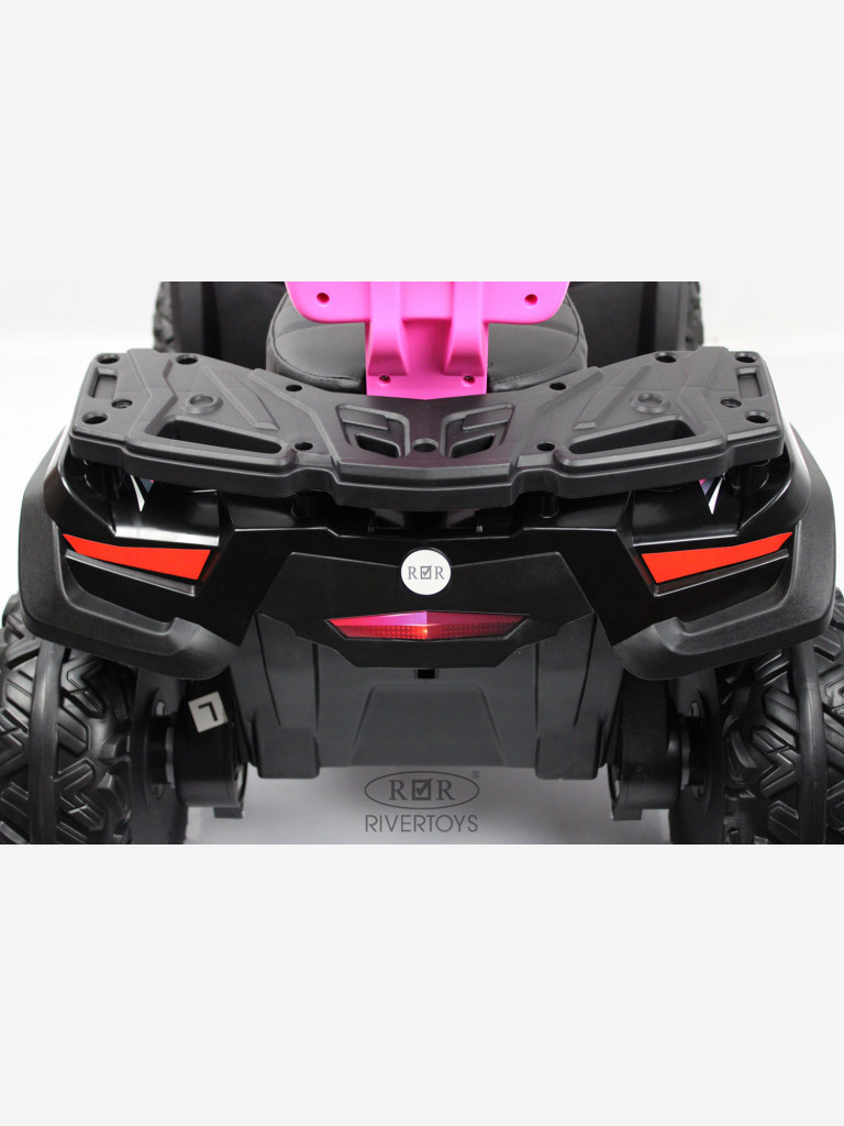 Детский электроквадроцикл RIVERTOYS T001TT 4WD розовый