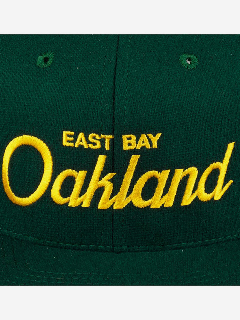 Бейсболка с прямым козырьком HOOD 100-MWL001-CA062-FR East Bay Oakland (зеленый)