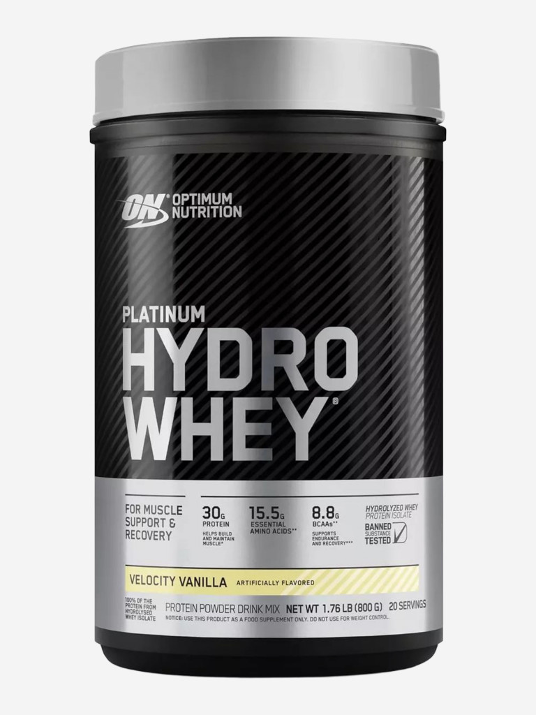 Протеин Optimum Nutrition Platinum HydroWhey, 800 г, Ваниль