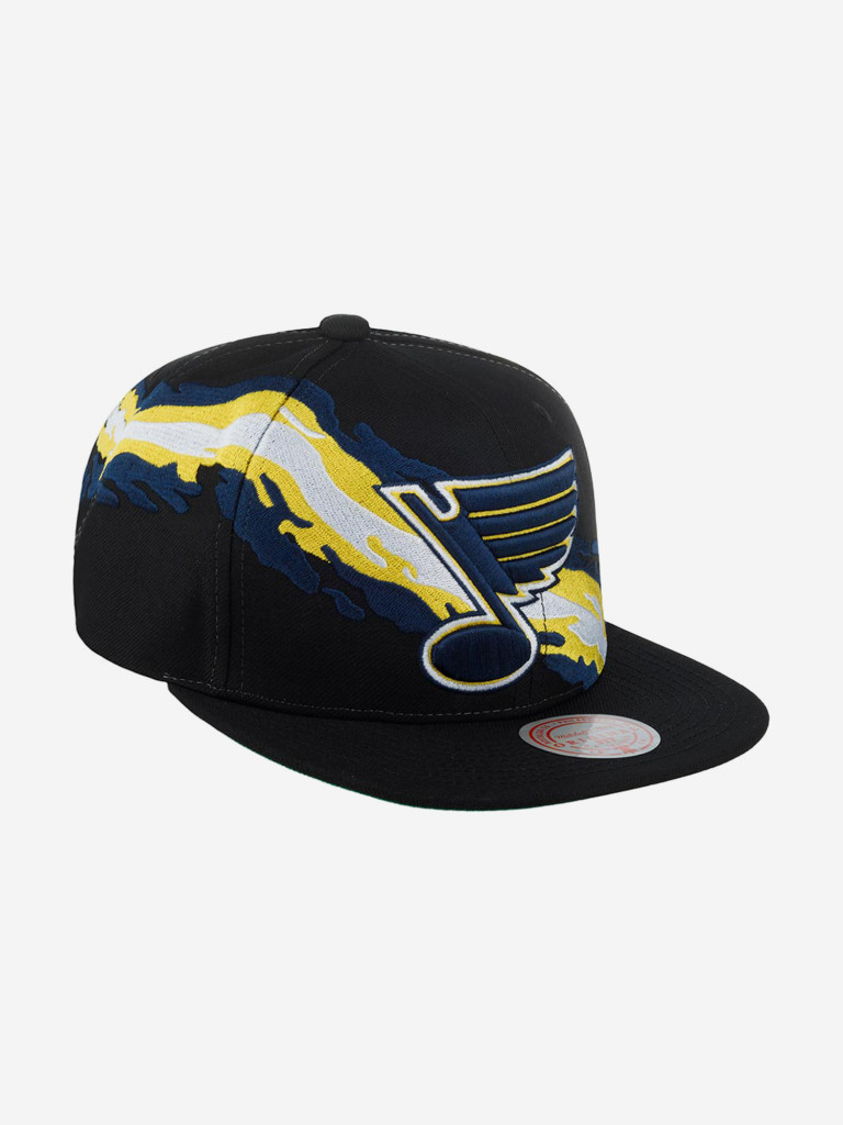 Бейсболка с прямым козырьком MITCHELL NESS 6HSSSH22087-SLUBLCK St Louis Blues NHL (черный)