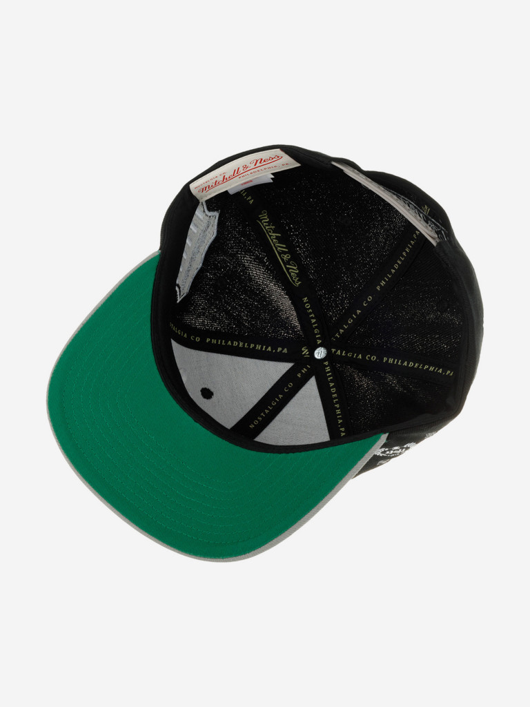 Бейсболка с прямым козырьком MITCHELL NESS 6HSSSH22047-MNNBLCK (черный)