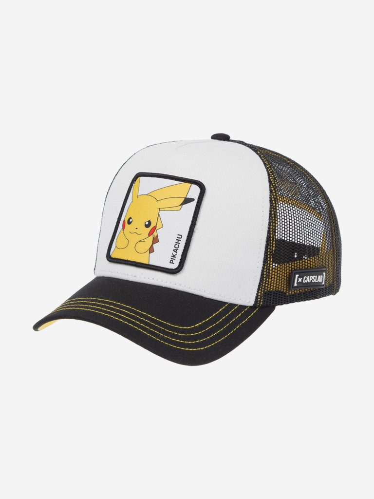 Бейсболка с сеточкой CAPSLAB CL/PKM6/1/CT/ELE Pokemon Pikachu (белый)