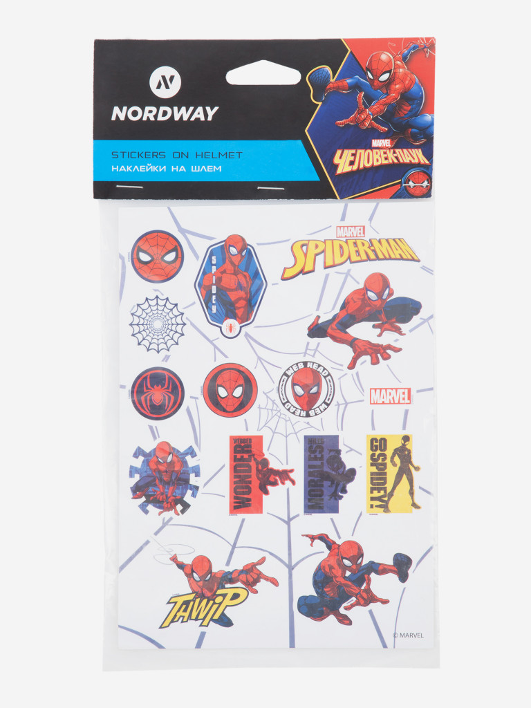 Наклейки на шлем детские Nordway MARVEL