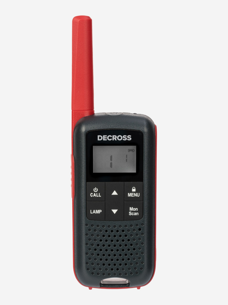 Комплект из двух радиостанций Decross DC63 Red Twin EU с ЗУ