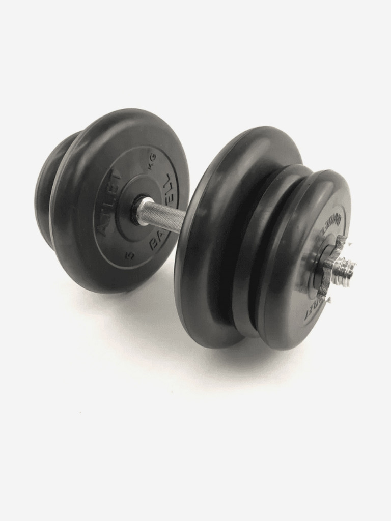 Гантели разборные BARBELL ATLET 1 по 21.5 кг (хромированный гриф)