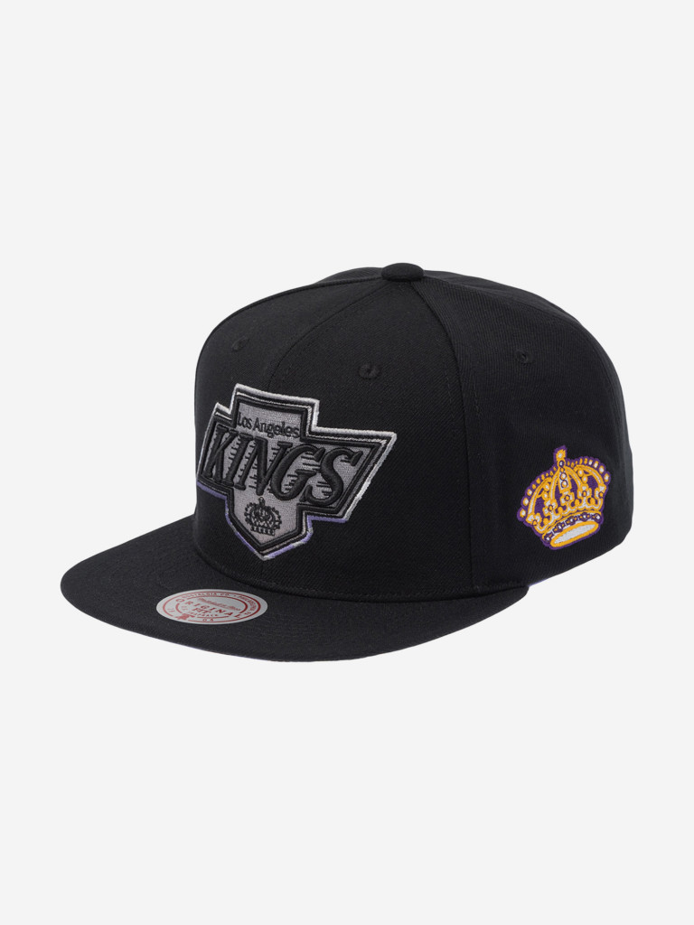 Бейсболка с прямым козырьком MITCHELL NESS HS11482-LAKBLCK Los Angeles Kings NHL (черный)