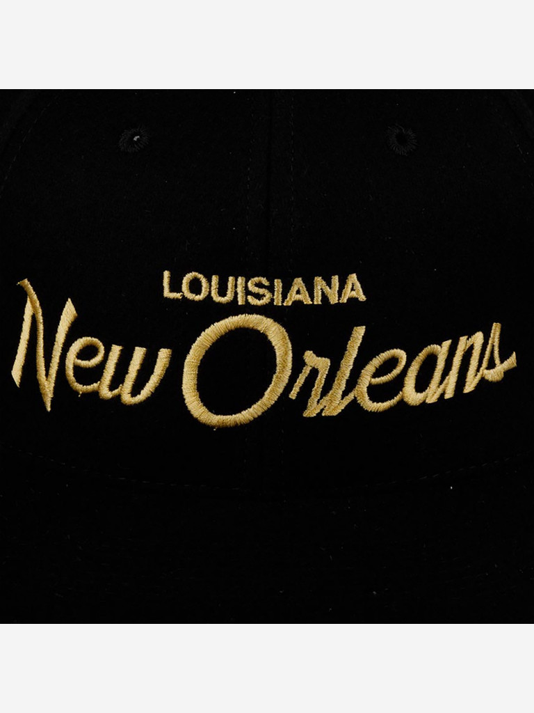 Бейсболка с прямым козырьком HOOD 100-MWL001-LA001-BK New Orleans (черный)