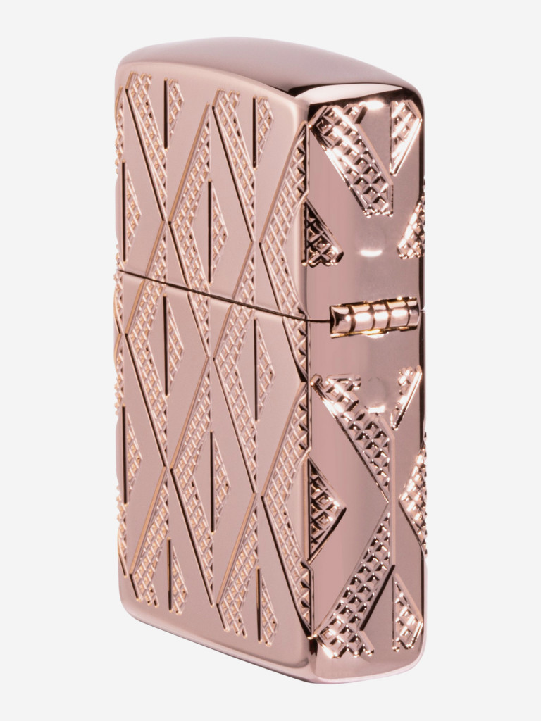 Зажигалка бензиновая ZIPPO 49702 Armor Geometric Diamond Pattern