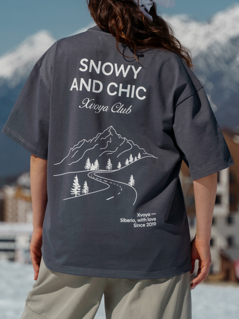 Футболка Snow Trip XVOYA темно-серая