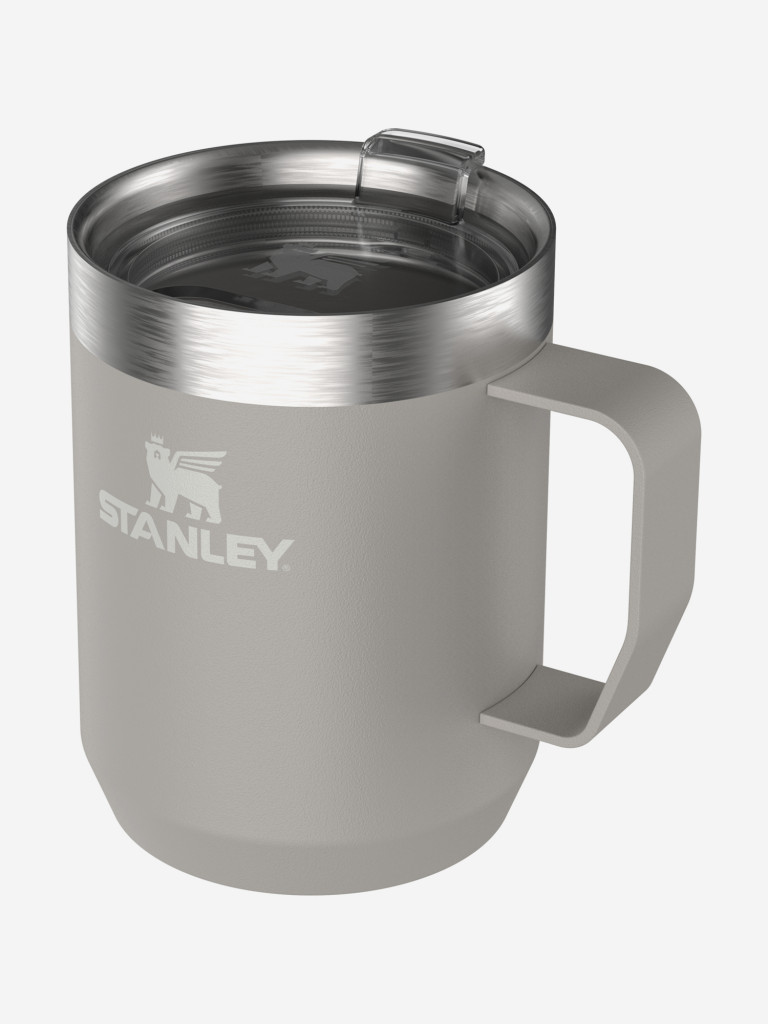 Термокружка Stanley Classic, 230 мл, серая, с ручкой и крышкой