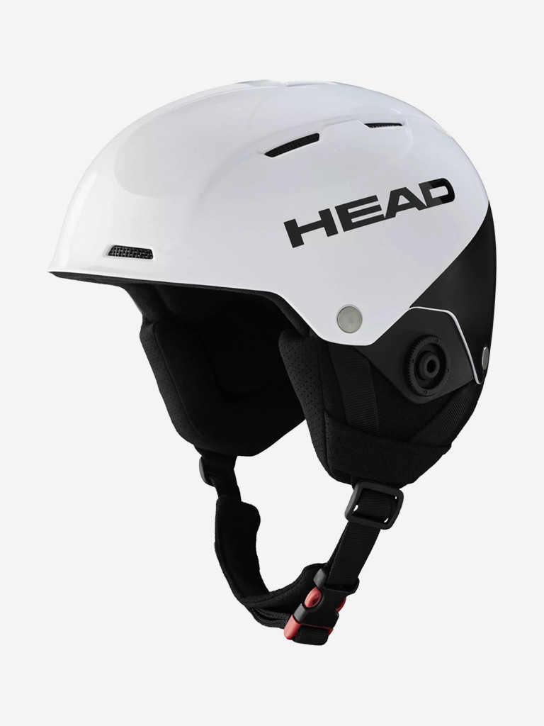 Горнолыжный шлем с чингардой Head Team SL white/black