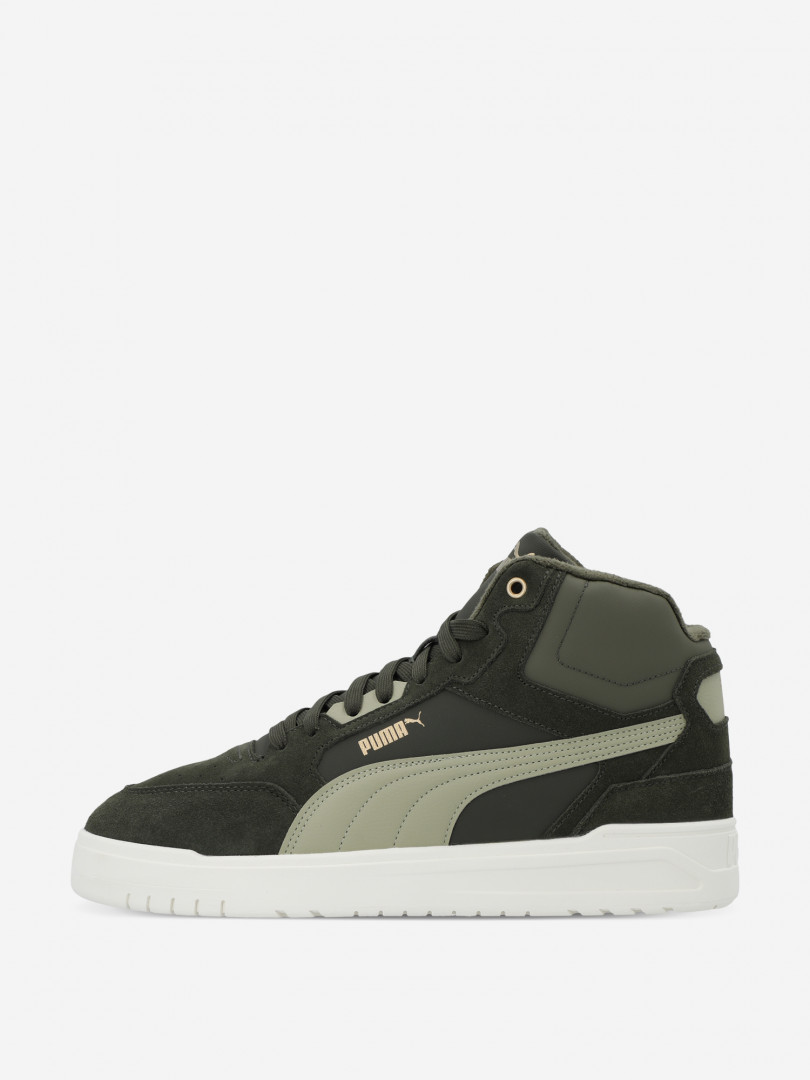 Кеды утепленные мужские Puma Shuffle Downtown Mid Wtr Зеленый 9999₽