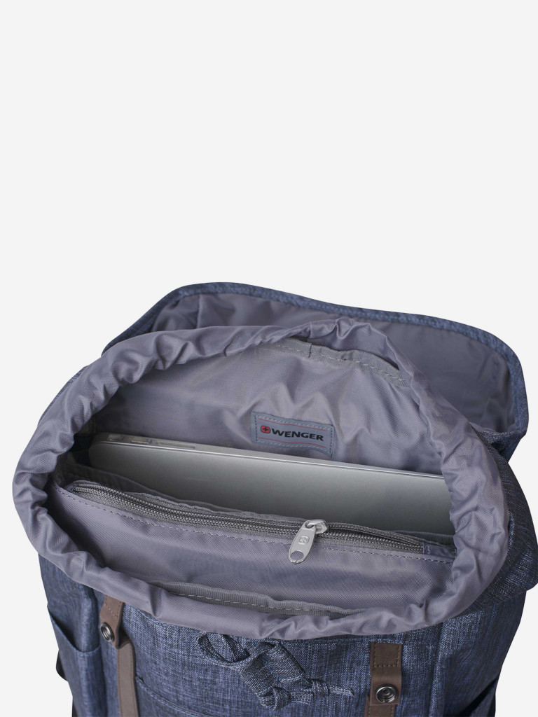 Рюкзак WENGER 16'', синий, полиэстер, 29 x 17 x 42 см, 16 л