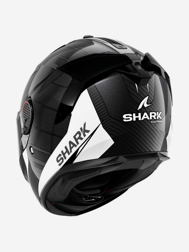 Мотошлем интеграл Shark SPARTAN GT PRO KULTRAM CARBON Black/White/Black