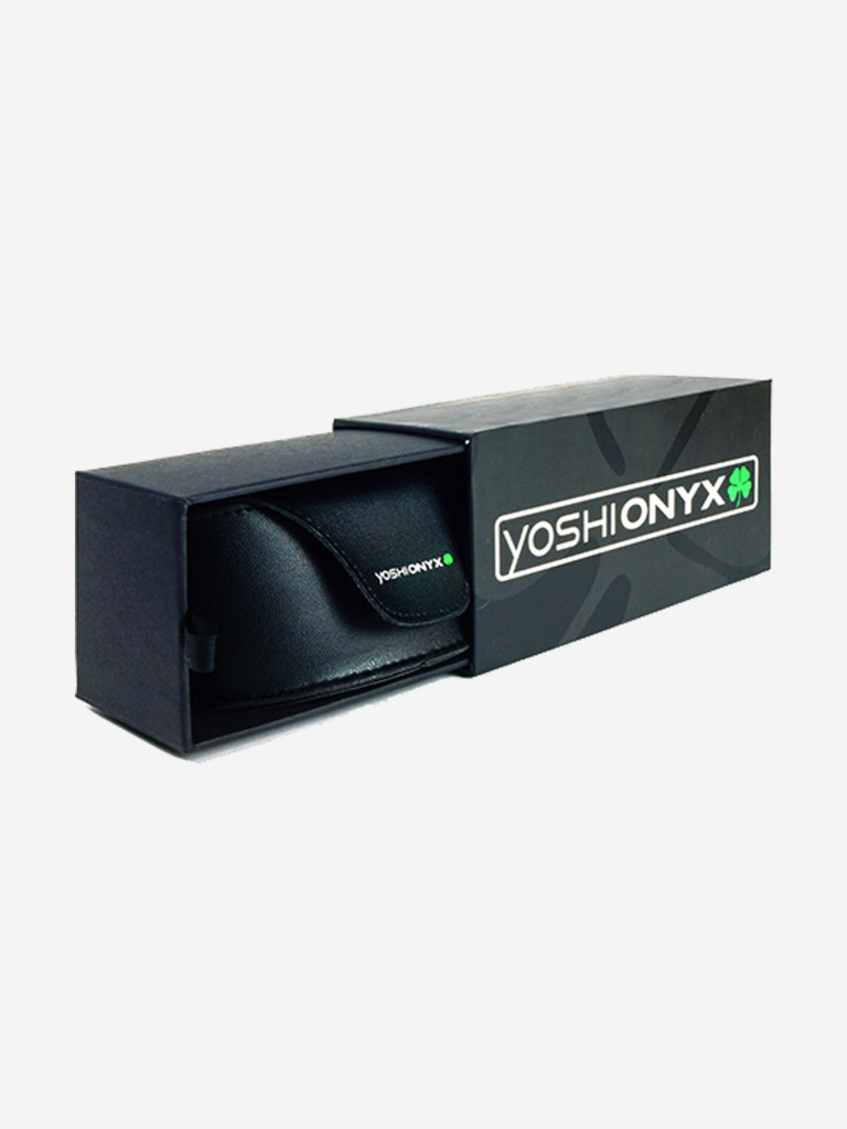Очки поляризационные Yoshi Onyx дужки синий камуфляж, зеленые линзы для рыбалки