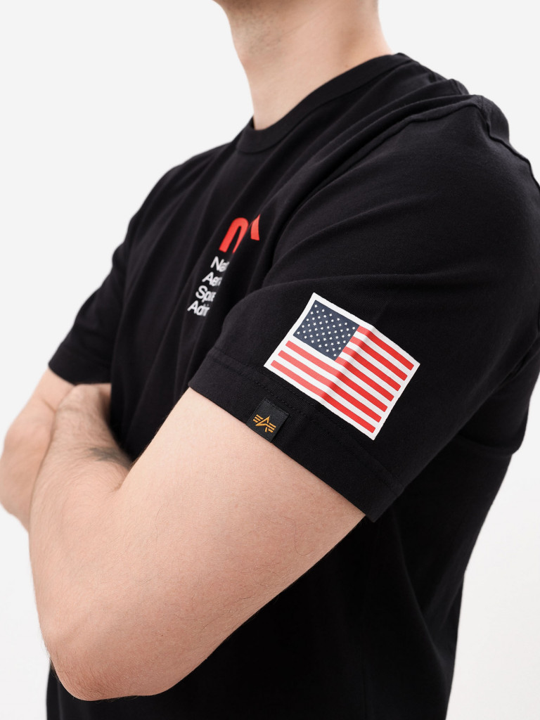 Футболка NASA Worm Logo Alpha Industries