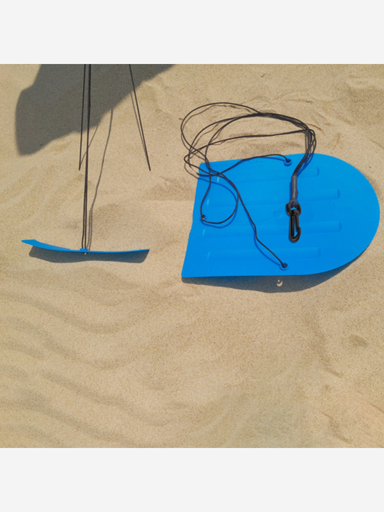 Набор палаточных колышков-якорей для песка SwissPiranha Beach Anchor с креплениями (4 шт., чехол)